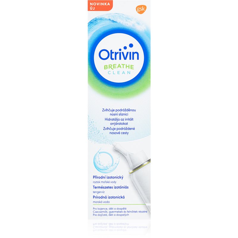 Otrivin Breathe Clean nosný sprej, roztok na preplachovanie nosových dutín 100 ml