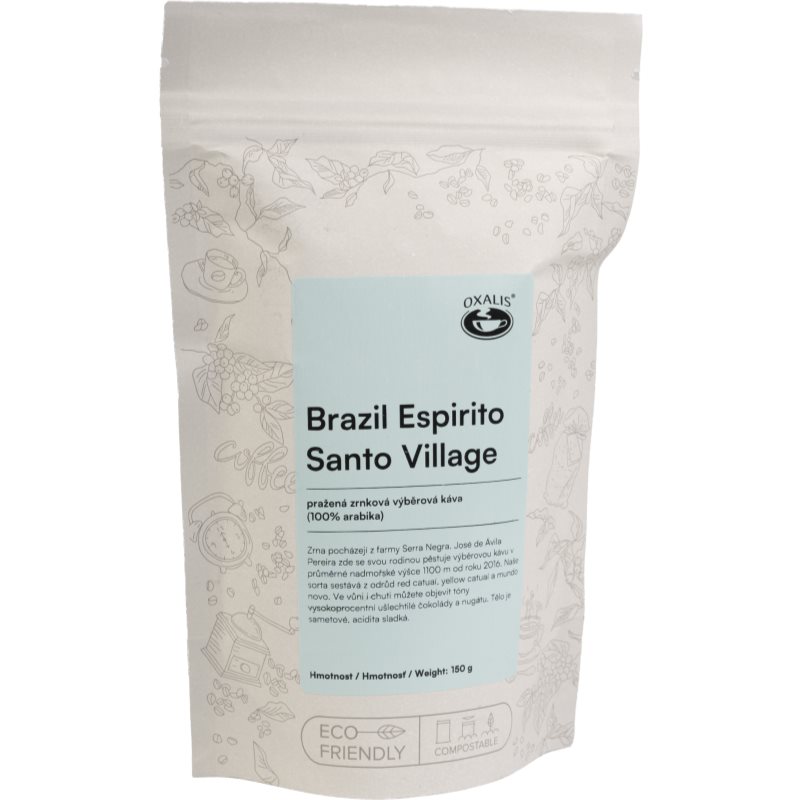 OXALIS Brazília Espirito Santo Village zrnková káva 150 g