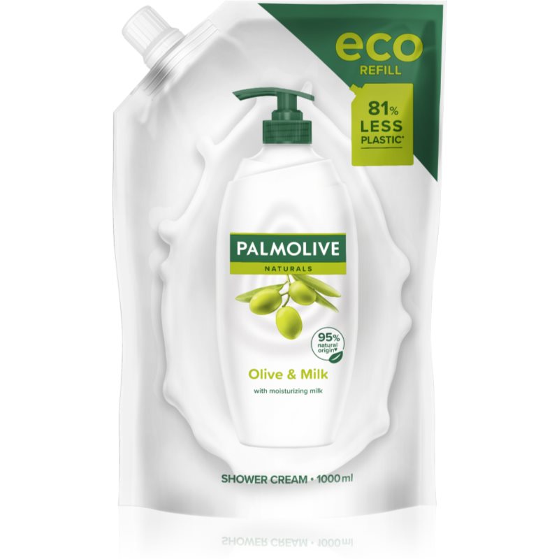 Palmolive Naturals Milk  Olive antistresový sprchový gél náhradná náplň 1000 ml