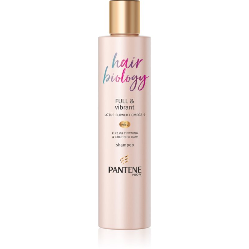 Pantene Hair Biology Full  Vibrant čistiaci a vyživujúci šampón na slabé vlasy 250 ml