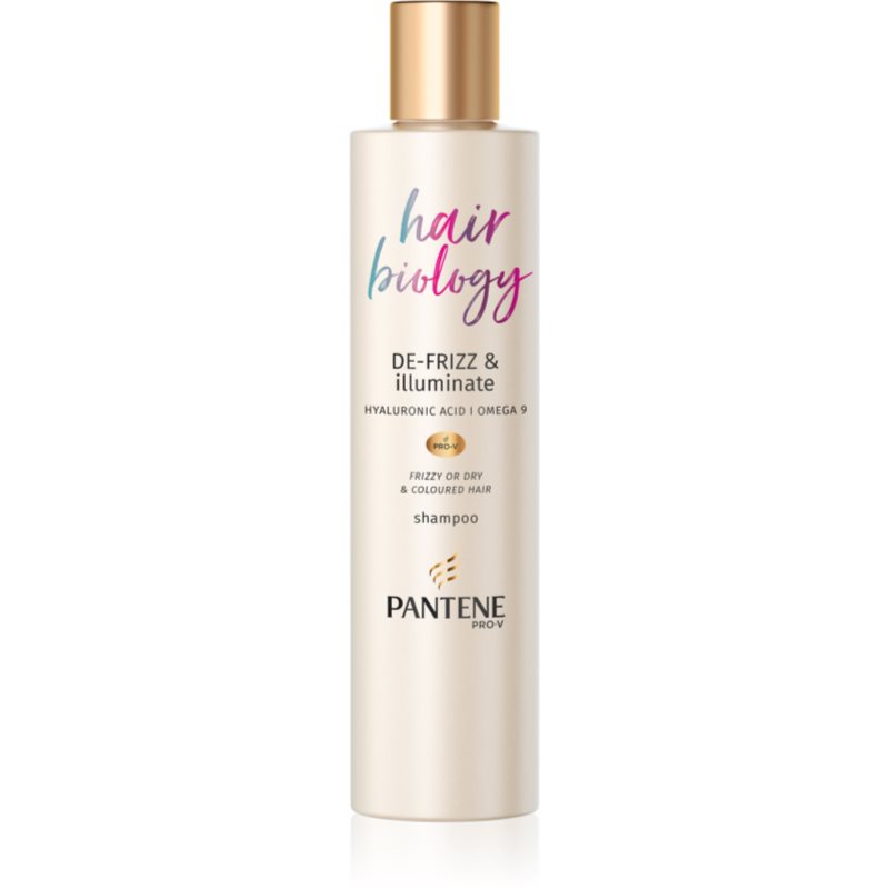 Pantene Hair Biology De-Frizz  Illuminate šampón pre suché a farbené vlasy 250 ml