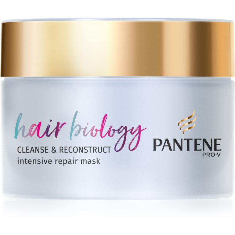 Pantene Hair Biology Cleanse  Reconstruct maska na vlasy pre mastné vlasy 160 ml