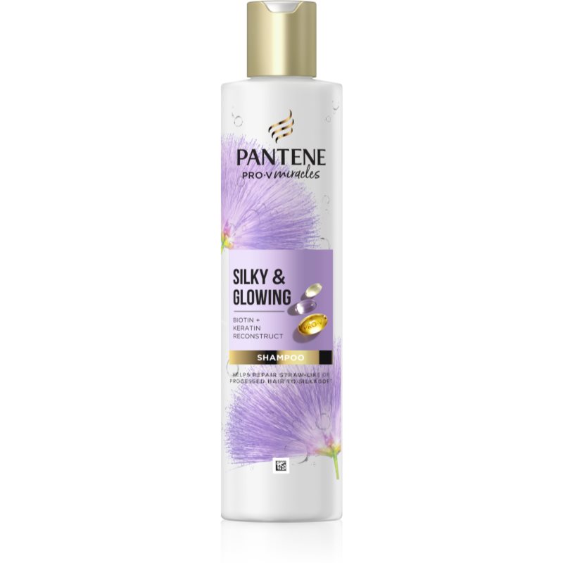 Pantene Pro-V Miracles Silky  Glowing obnovujúci šampón s keratínom 250 ml