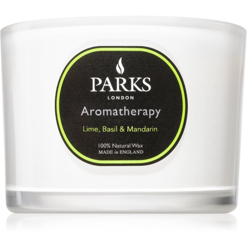 Parks London Aromatherapy Lime, Basil  Mandarin vonná sviečka 80 g