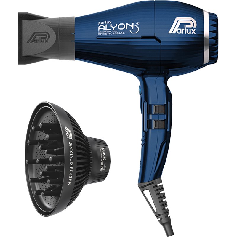Parlux Alyon  Magic Sense profesionálny fén na vlasy s ionizátorom  difuzér Dark Blue 1 ks