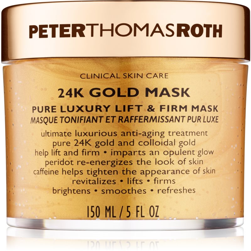 Peter Thomas Roth 24K Gold Mask luxusná spevňujúca maska na tvár s liftingovým efektom 150 ml