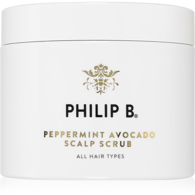 Philip B. Peppermint Avocado peelingový šampón 236 ml
