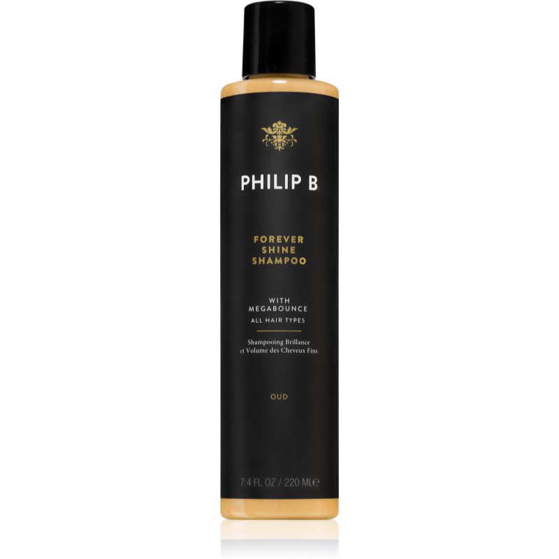 Philip B. Forever Shine uhladzujúci šampón na lesk a hebkosť vlasov 220 ml