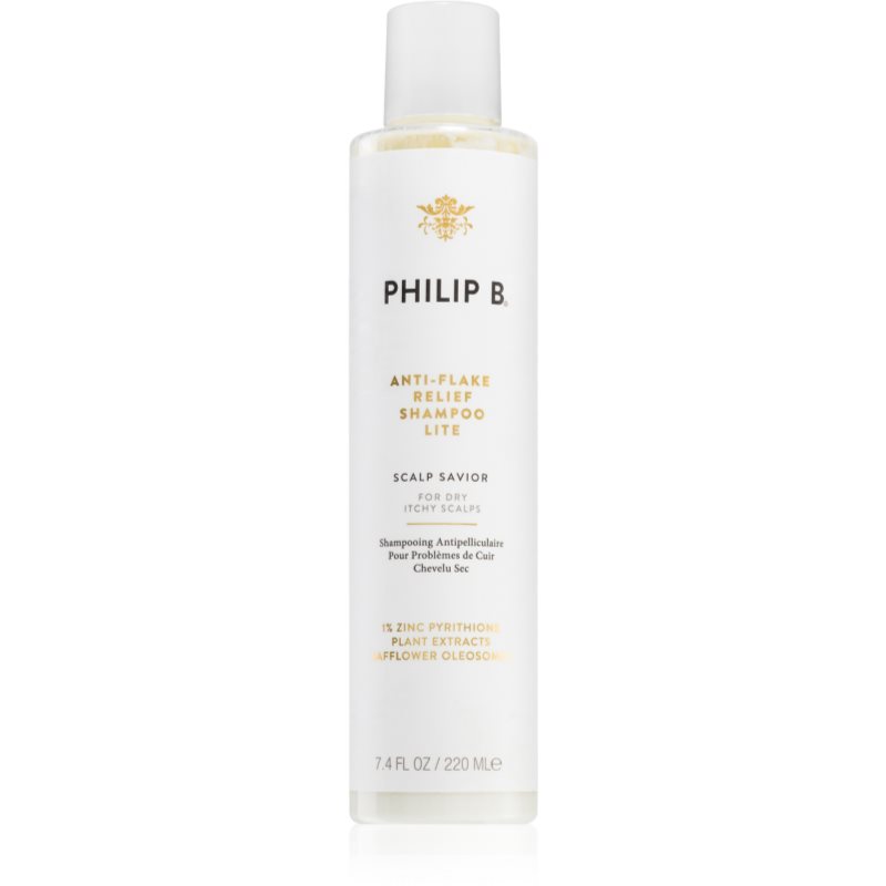 Philip B. Anti-Flake Relief upokojujúci šampón pre svrbiacu a podráždenú pokožku 220 ml