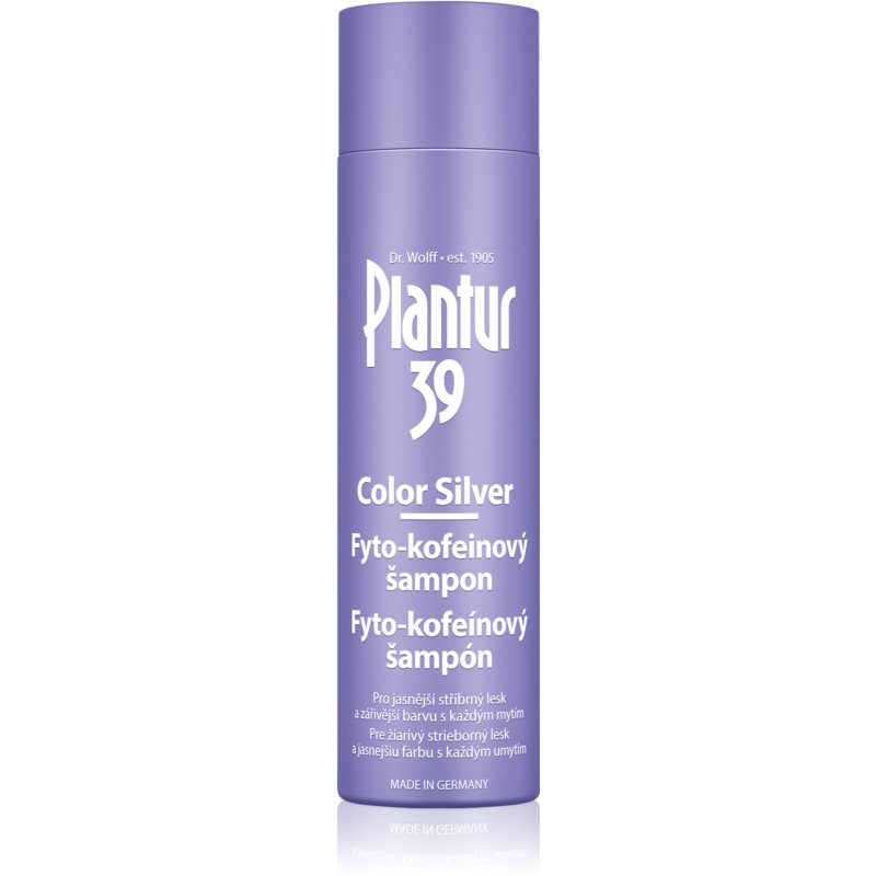 Plantur 39 Color Silver kofeínový šampón neutralizujúci žlté tóny 250 ml