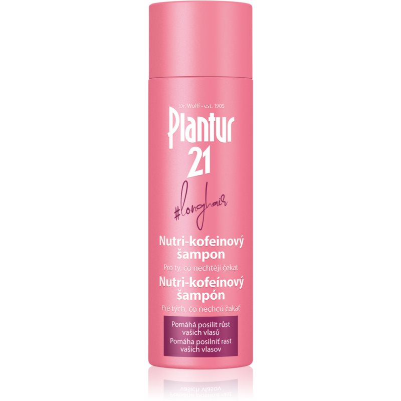 Plantur 21  longhair nutri-kofeínový šampón pre rast vlasov a posilnenie od korienkov 200 ml