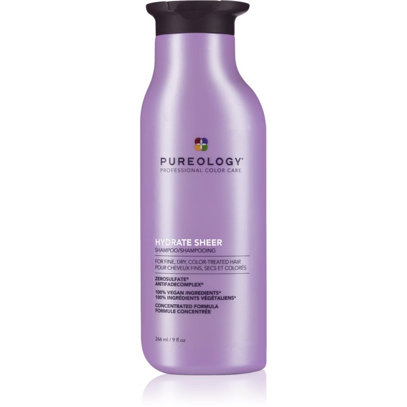 Pureology Hydrate Sheer ľahký hydratačný šampón pre citlivé vlasy pre ženy 266 ml