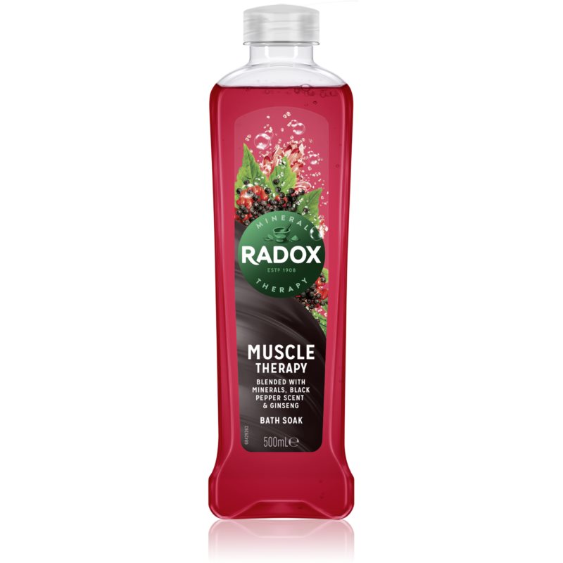 Radox Men Muscle Therapy pena do kúpeľa Black Pepper  Ginseng 500 ml