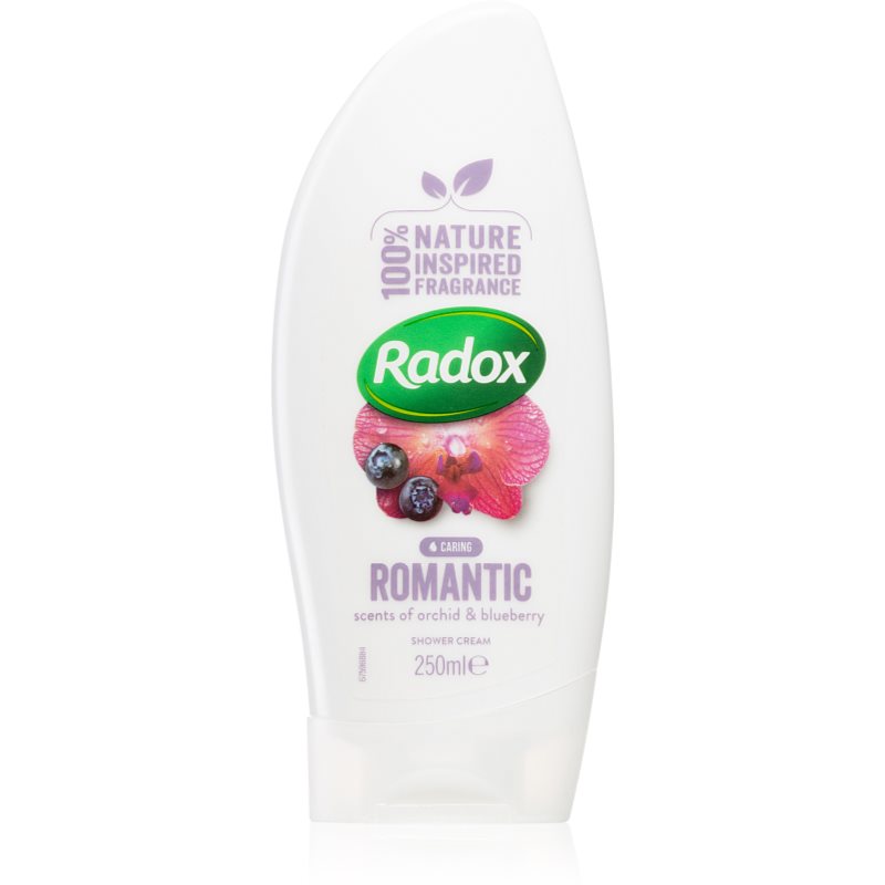 Radox Romantic Orchid  Blueberry jemný sprchový krém 250 ml