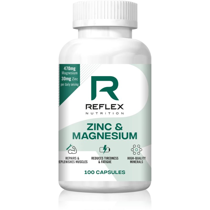 Reflex Nutrition Zinc  Magnesium kapsuly pre správne fungovanie organizmu 100 cps