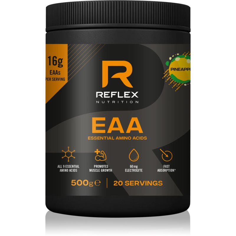 Reflex Nutrition EAA regenerácia svalov príchuť Pineapple 500 g