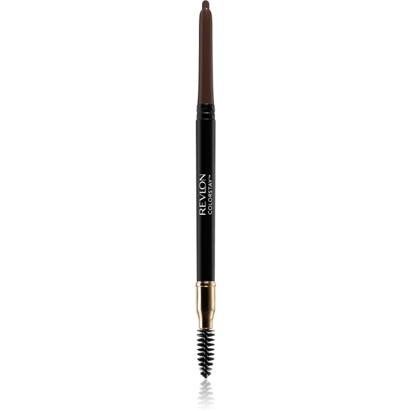 Revlon Cosmetics ColorStay™ obojstranná ceruzka na obočie s kefkou odtieň 220 Dark Brown 0,35 g