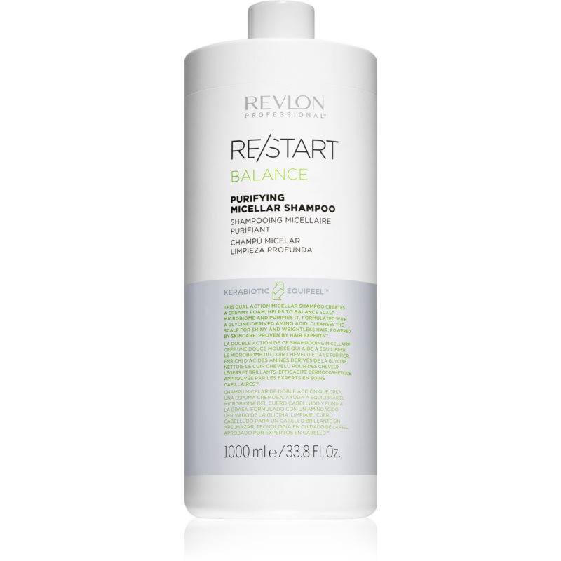 Revlon Professional ReStart Balance hĺbkovo čistiaci šampón 1000 ml