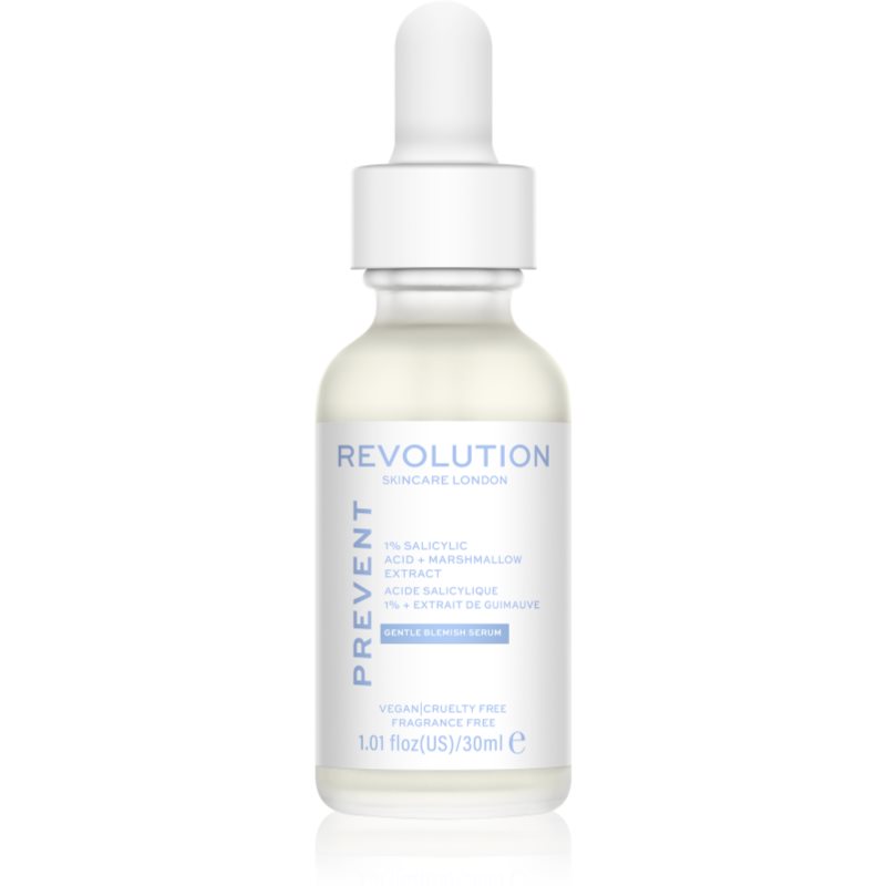 Revolution Skincare Super Salicylic 1 percent Salicylic Acid  Marshmallow Extract sérum pre redukciu rozšírených pórov a tmavých škvŕn 30 ml