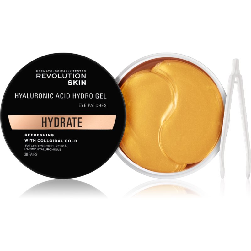 Revolution Skincare Gold Hydrogel hydrogélová maska na očné okolie so zlatom 60 ks