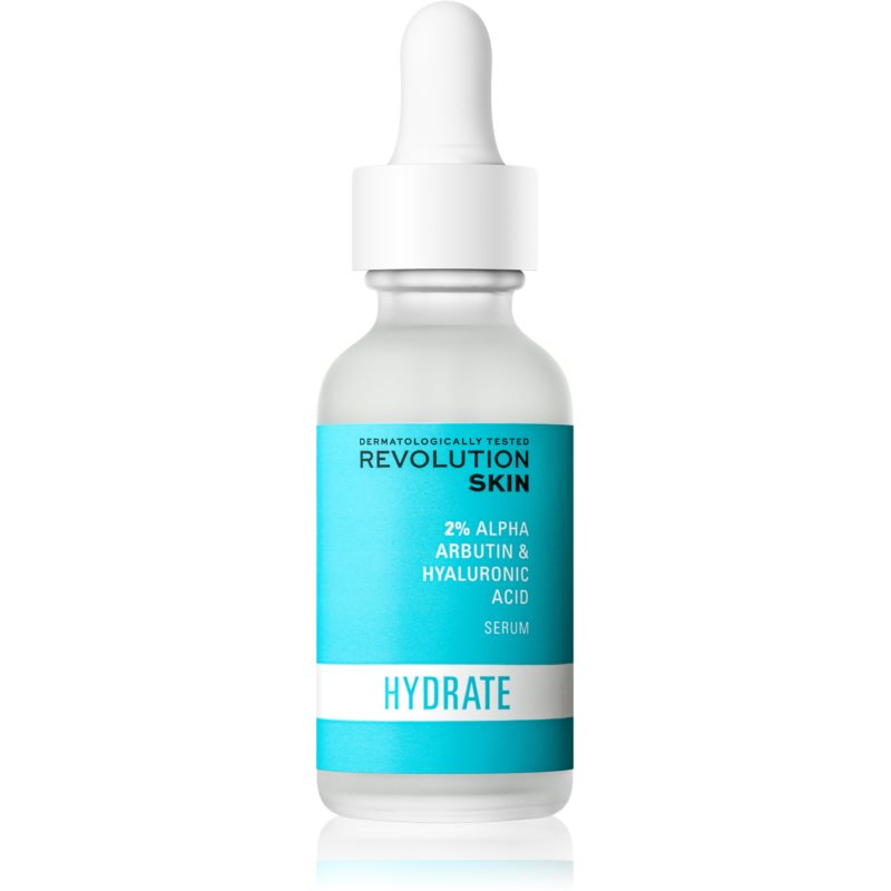 Revolution Skincare Hyaluronic Acid  2 percent Alpha Arbutin rozjasňujúce hydratačné sérum 30 ml