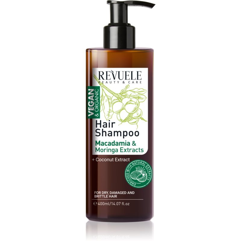 Revuele Vegan  Organic hydratačný šampón pre suché a poškodené vlasy 400 ml