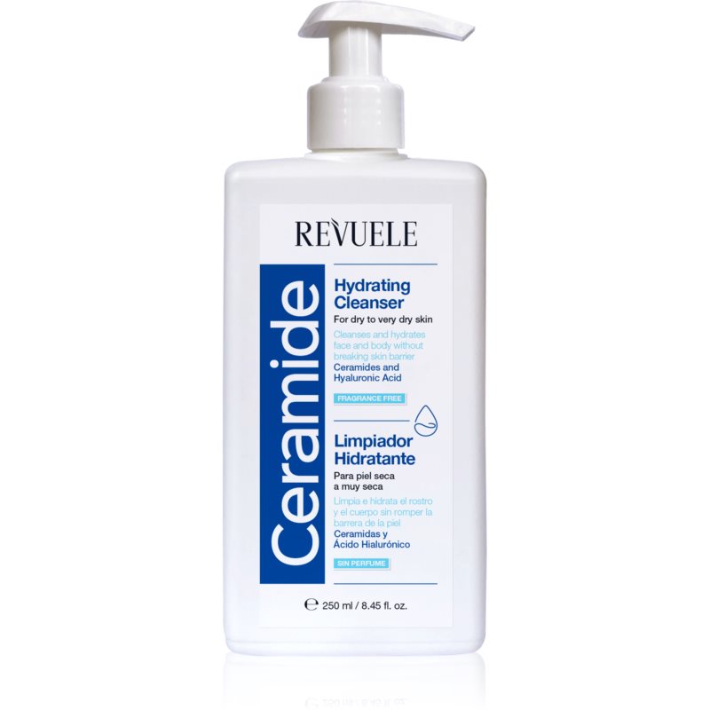 Revuele Ceramide Hydrating Cleanser umývací gél na telo a tvár pre suchú až veľmi suchú pokožku 250 ml