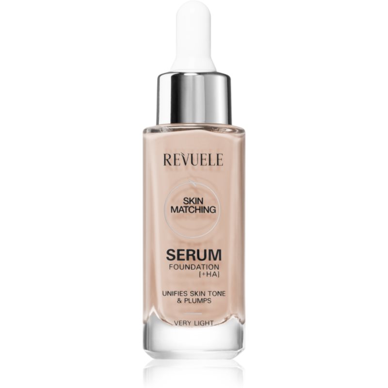 Revuele Serum Foundation [HA] hydratačný make-up pre zjednotenie farebného tónu pleti odtieň Very Light 30 ml
