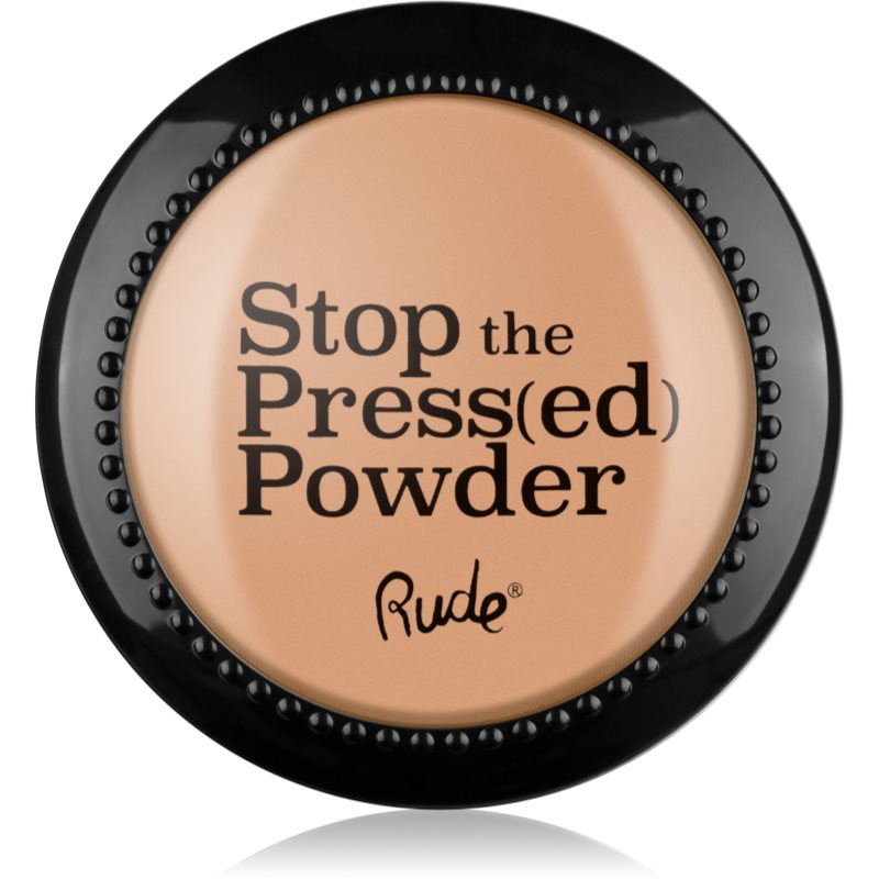 Rude Cosmetics Stop The Press(ed) Powder kompaktný púder odtieň 88094 Rosy Nude 7 g
