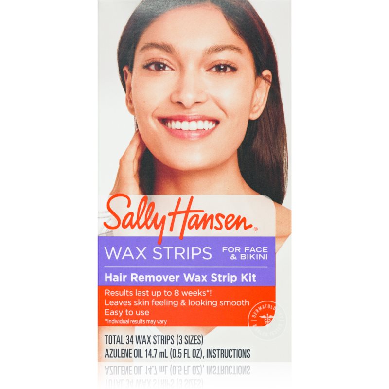 Sally Hansen Hair Remover depilačná sada na tvár a citlivé miesta 34 ks