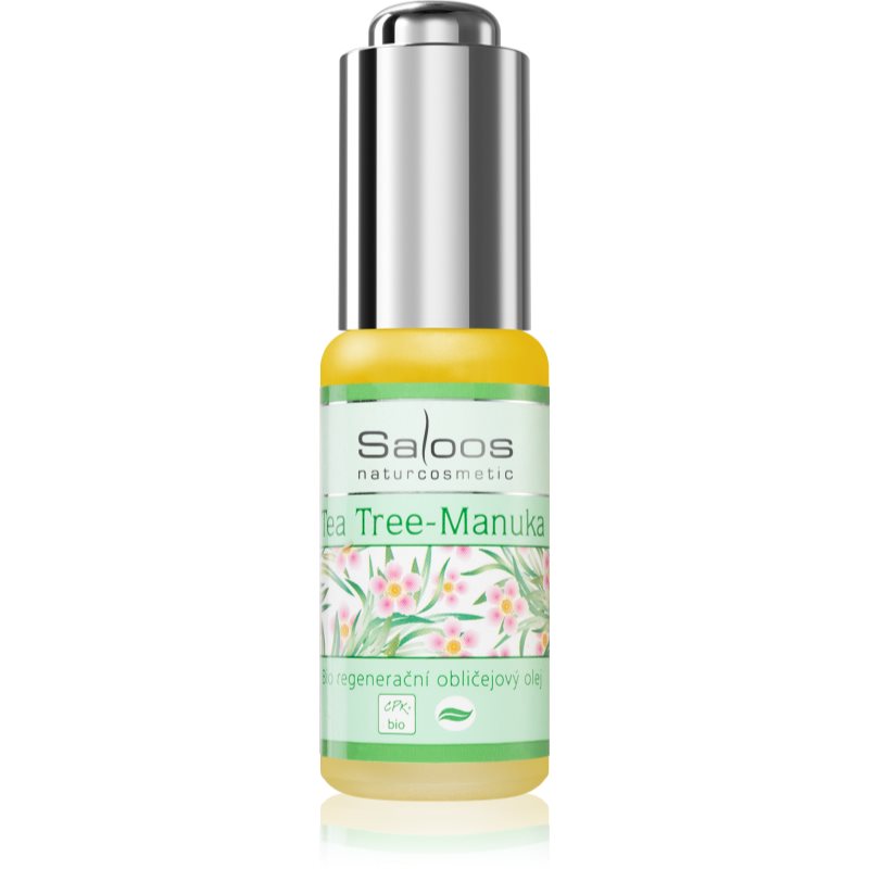 Saloos Bio Skin Oils Tea Tree  Manuka upokojujúci a regeneračný olej na aknóznu pleť 20 ml