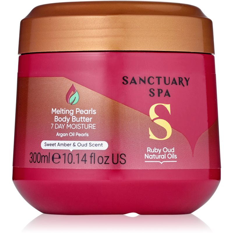 Sanctuary Spa Ruby Oud vyživujúce telové maslo 300 ml