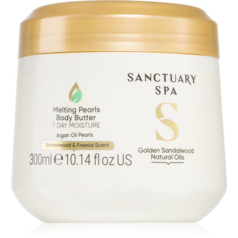 Sanctuary Spa Golden Sandalwood intenzívne hydratačné telové maslo 300 ml