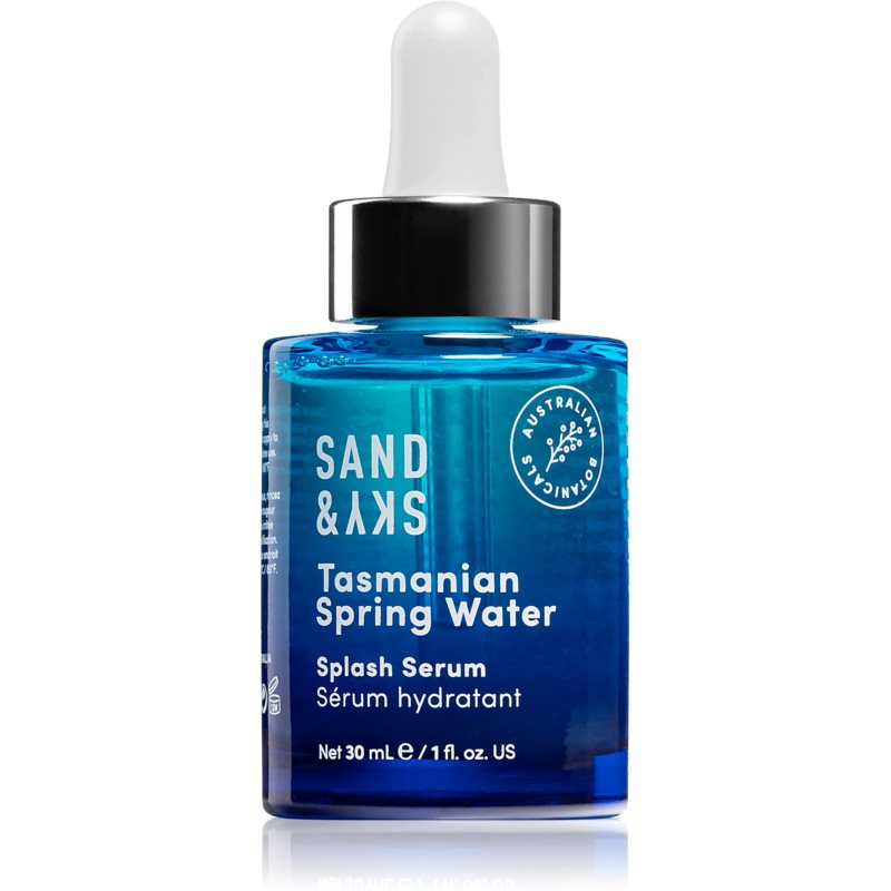 Sand  Sky Tasmanian Spring Water Splash Serum intenzívne hydratačné sérum na tvár 30 ml