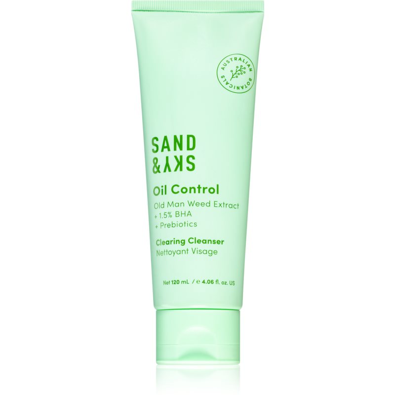 Sand  Sky Oil Control Clearing Cleanser osviežujúci čistiaci gél pre mastnú a problematickú pleť 120 ml