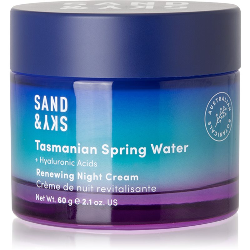 Sand  Sky Tasmanian Spring Water Renewing Night Cream obnovujúci nočný krém 60 g