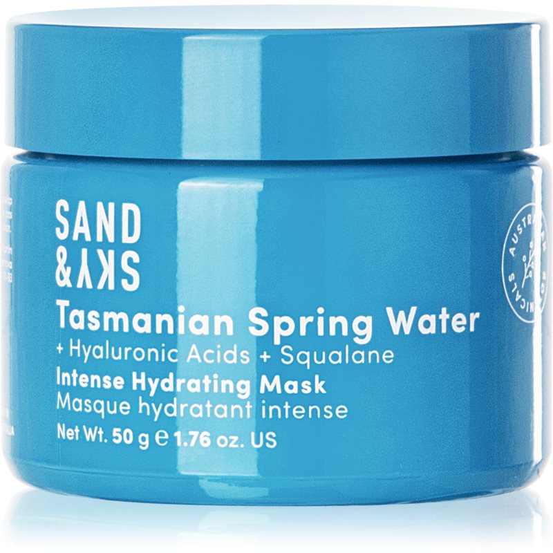 Sand  Sky Tasmanian Spring Water Intense Hydrating Mask intenzívna hydratačná maska 50 g