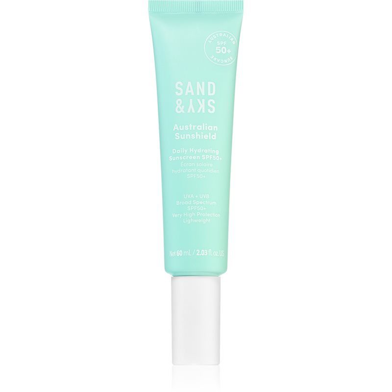 Sand  Sky Australian Sunshield Daily Hydrating Sunscreen SPF50 ľahký ochranný krém na tvár SPF 50 60 ml