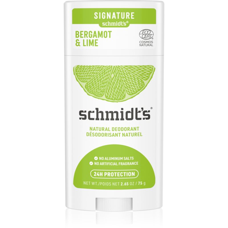 Schmidts Bergamot  Lime tuhý dezodorant relaunch 75 g