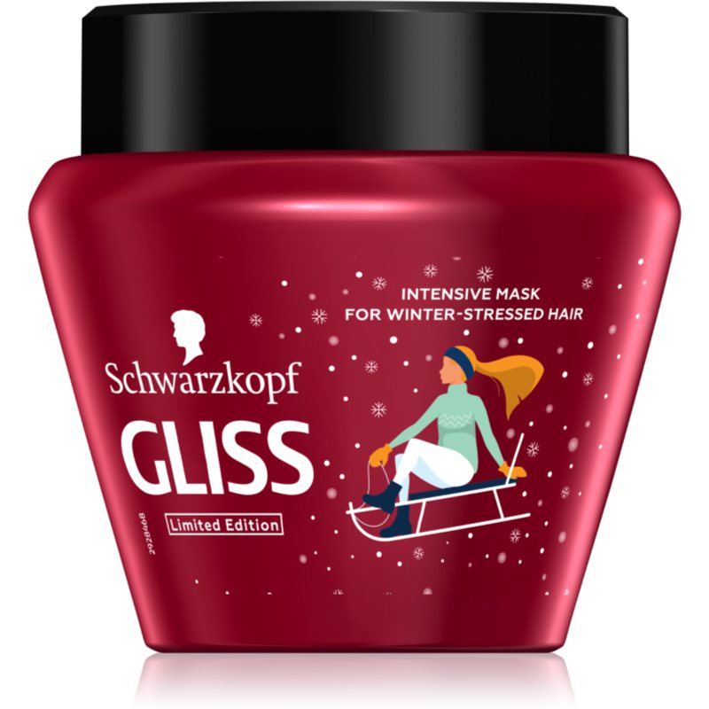 Schwarzkopf Gliss Winter Repair intenzívna regeneračná maska pre suché, namáhané vlasy 300 ml