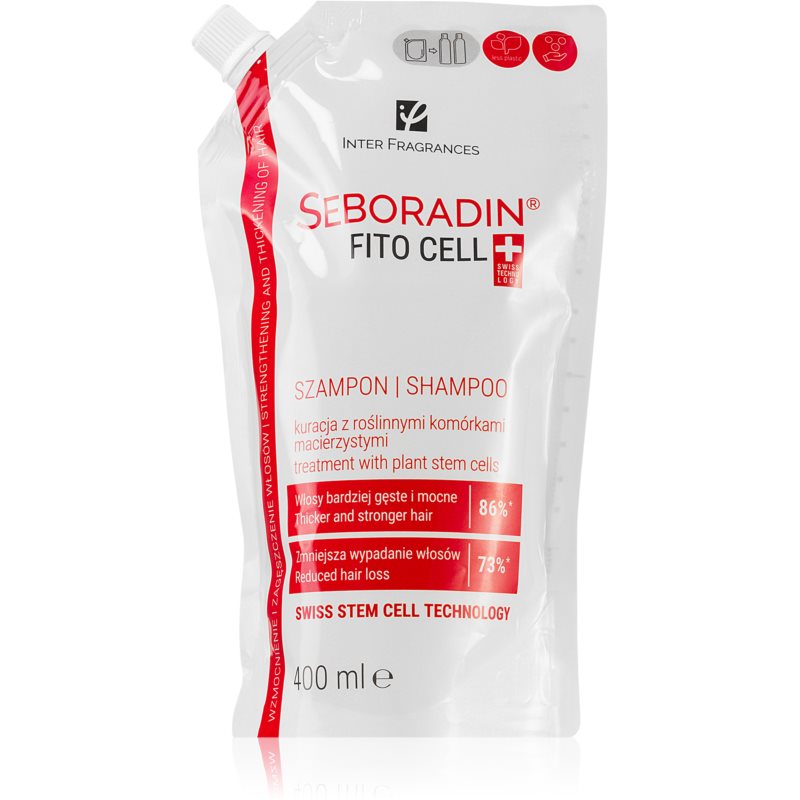 Seboradin Fito Cell šampón proti vypadávaniu vlasov náplň 400 ml