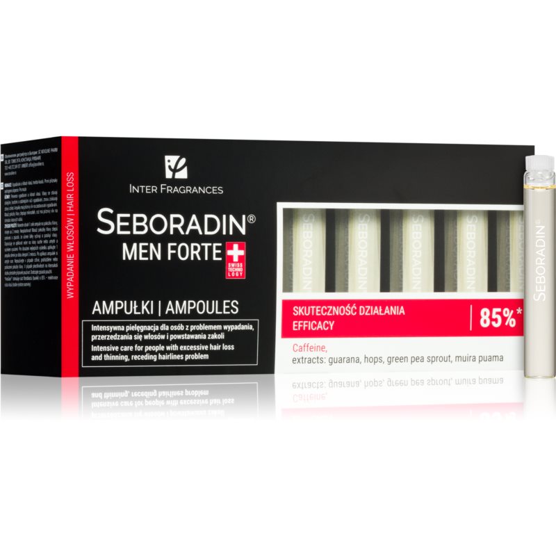 Seboradin Men Forte ampuly proti vypadávániu vlasov pre mužov 14x5,5 ml