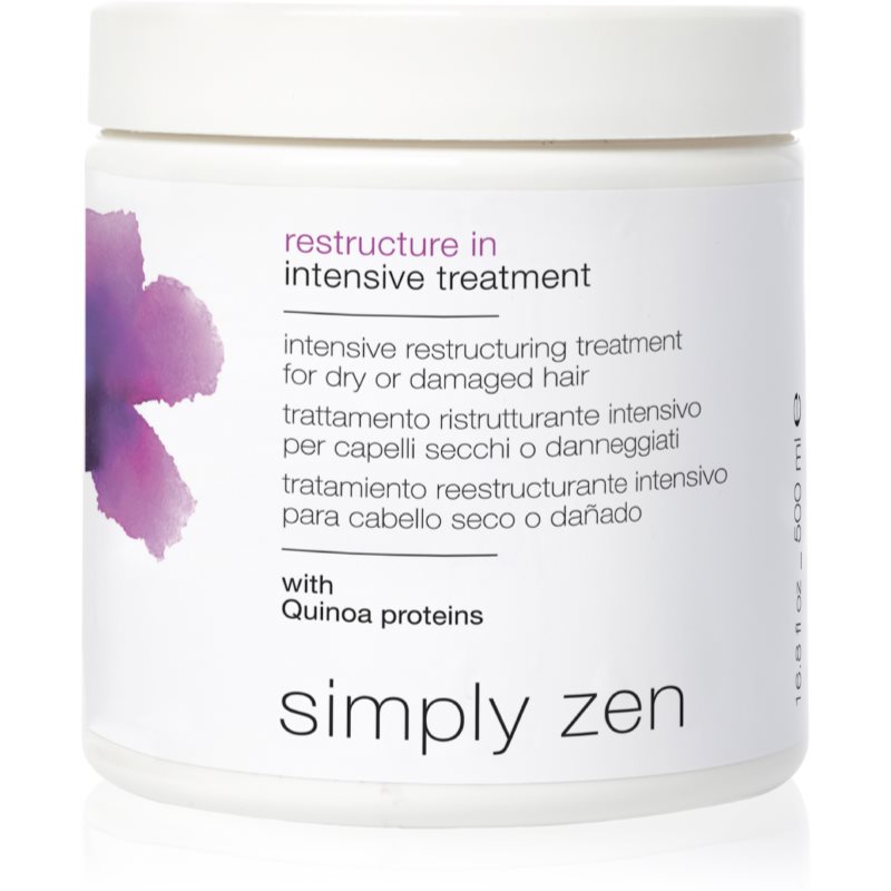 Simply Zen Restructure In intenzívna starostlivosť pre suché a poškodené vlasy 500 ml