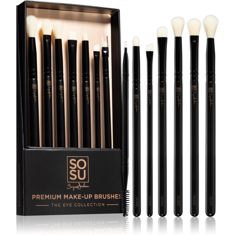 SOSU Cosmetics Premium Brushes The Eye Collection sada štetcov 7 ks
