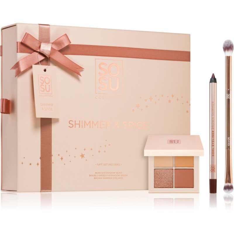 SOSU Cosmetics Shimmer  Spice darčeková sada (na oči)