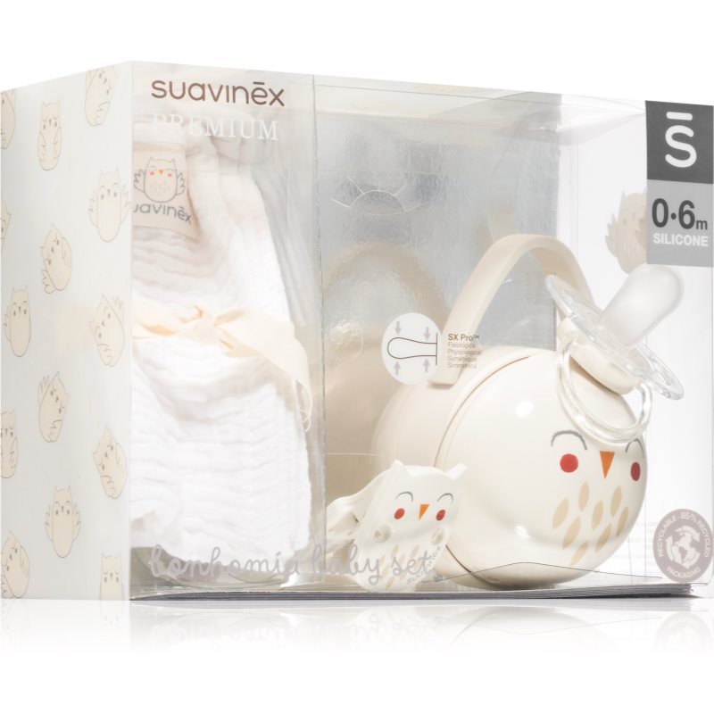 Suavinex Bonhomia Gift Set White darčeková sada (pre deti od narodenia)