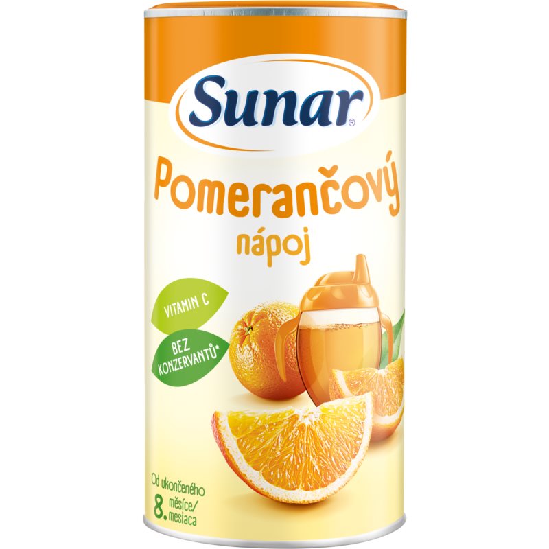 Sunar Rozpustný nápoj pomaranč rozpustný nápoj pre deti 200 g