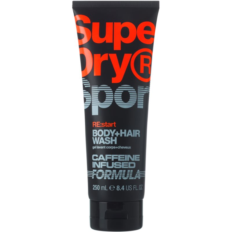 Superdry RE:start sprchový gél na telo a vlasy pre mužov 250 ml