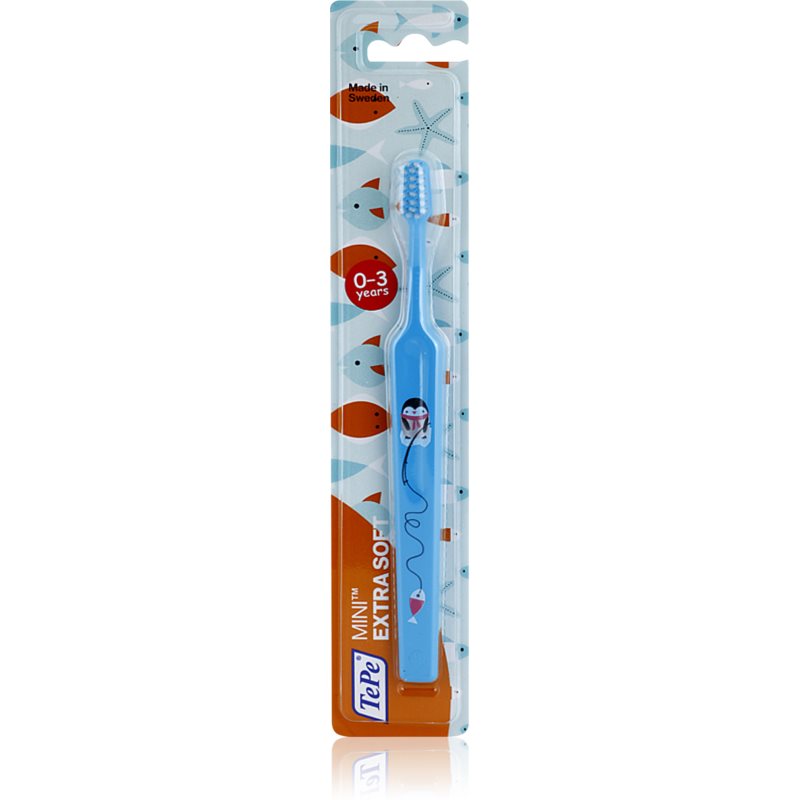 TePe Mini Illustration zubná kefka pre deti s malou zúženou hlavicou extra soft 1 ks