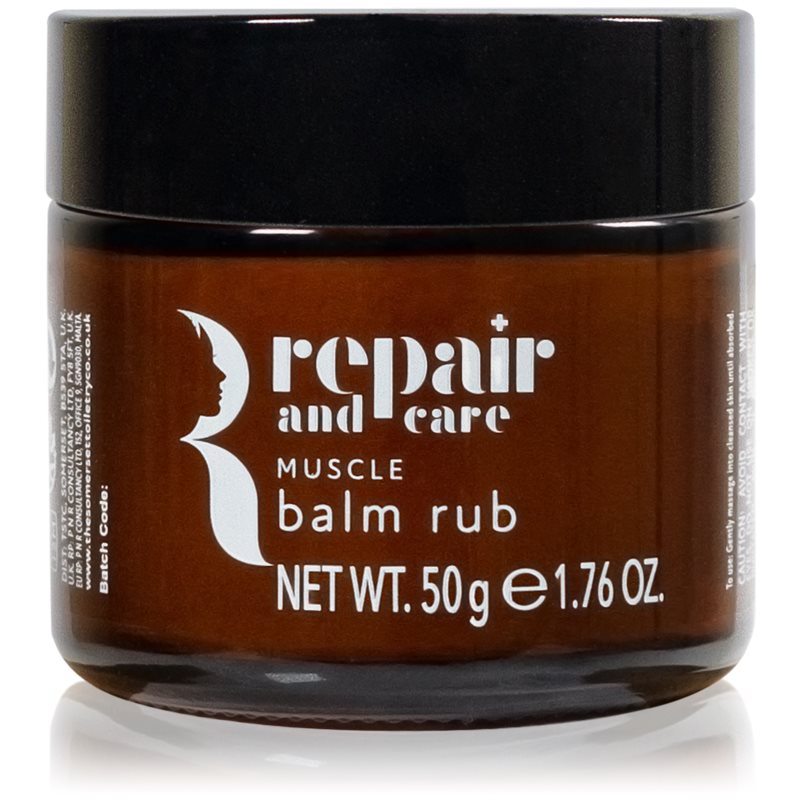 The Somerset Toiletry Co. Repair and Care Muscle Balm Rub balzam na svaly a kĺby Eucalyptus, Lavender, Ginger, Rosemary  Arnica Essential Oils 50 g